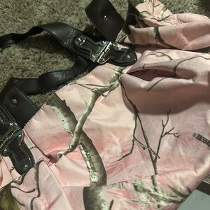 Pink camo purse